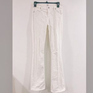 Citizens of humanity boot cut white jeans